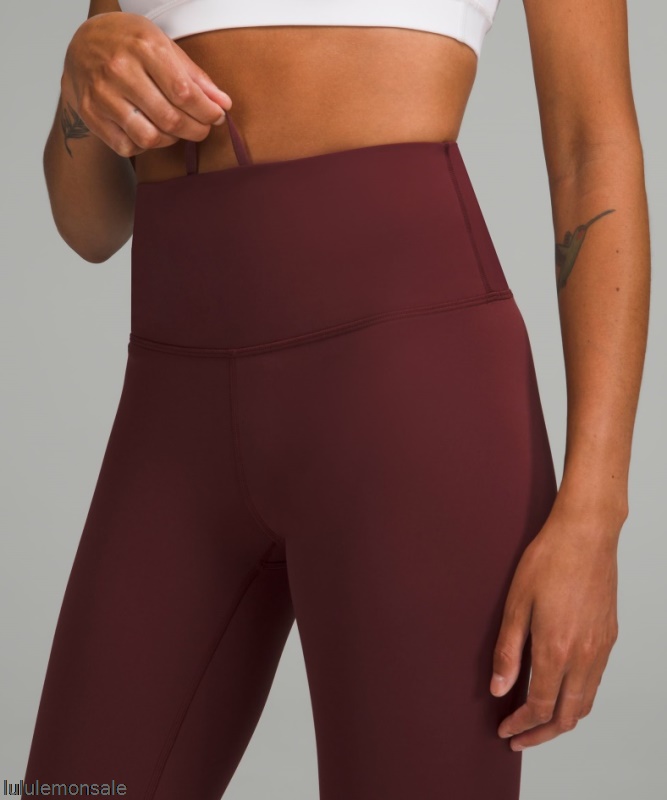 Lululemon Damen DELULU067 | Lululemon Deutschland Red Merlot Wunder Train High-rise Tight 25